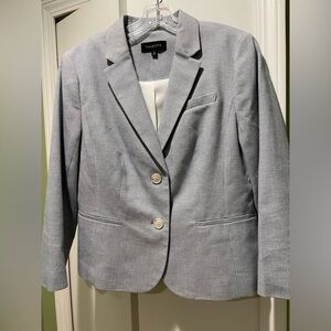Talbots blazer blue and white. Size 10. Perfect summer weight.